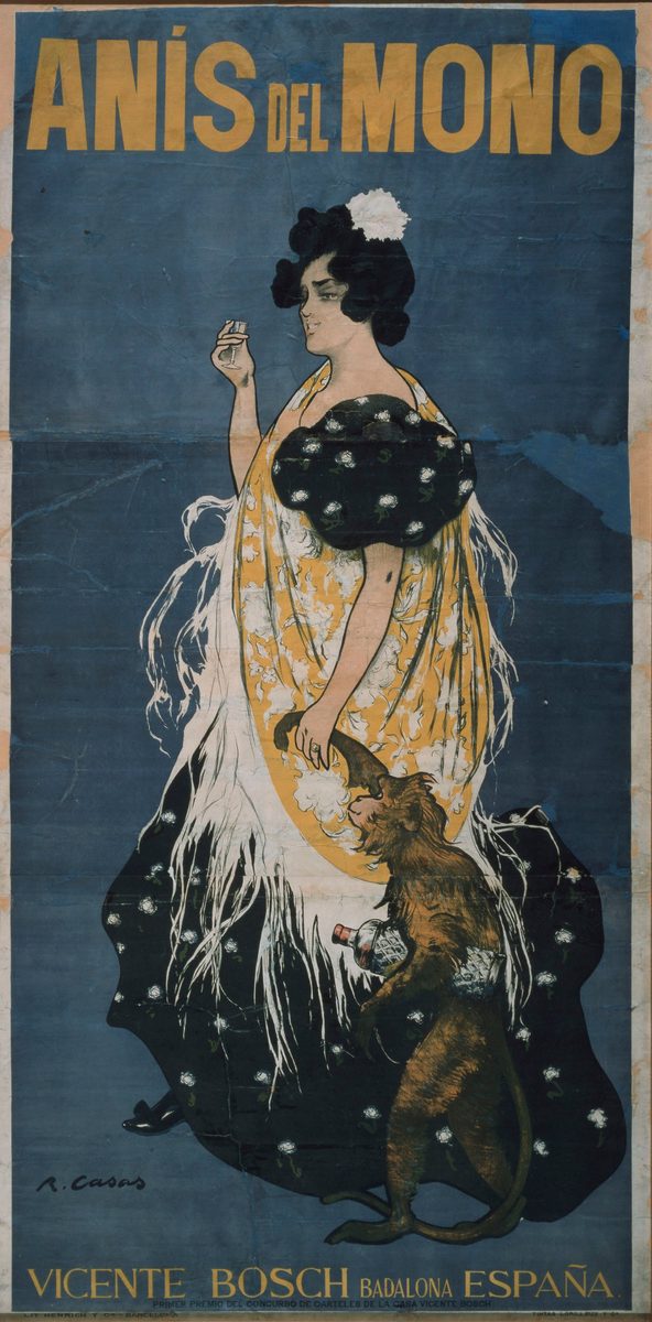 Anís del Mono (Mono i Mona), Ramon Casas, 1898 (MNAC)