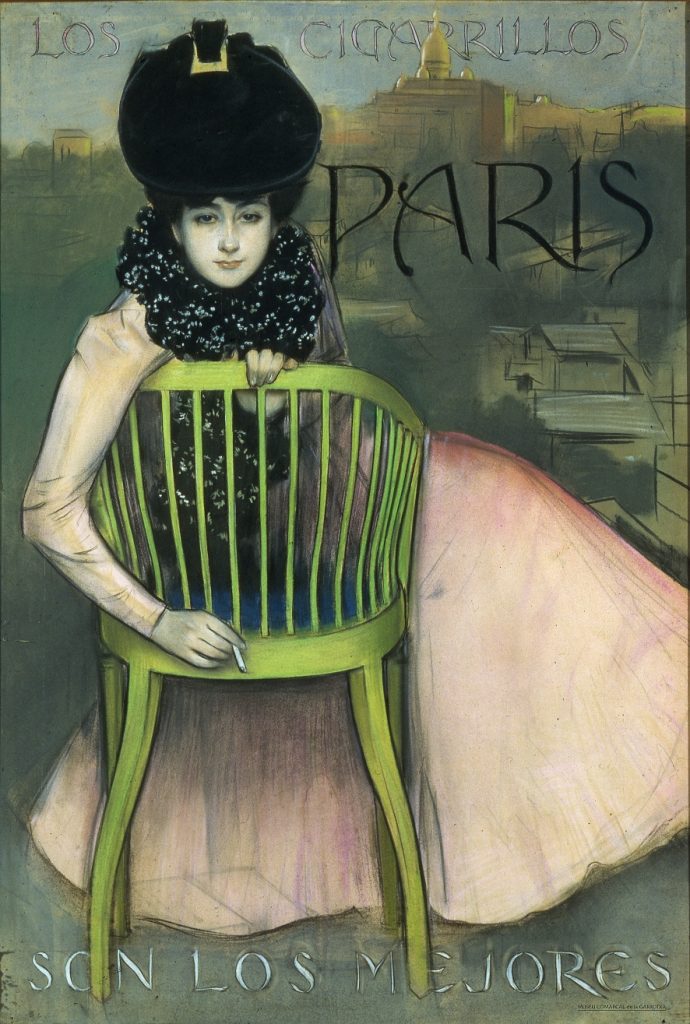 Cigarrillos París (Montmartre), Ramon Casas, 1901 (Museu de la Garrotxa)