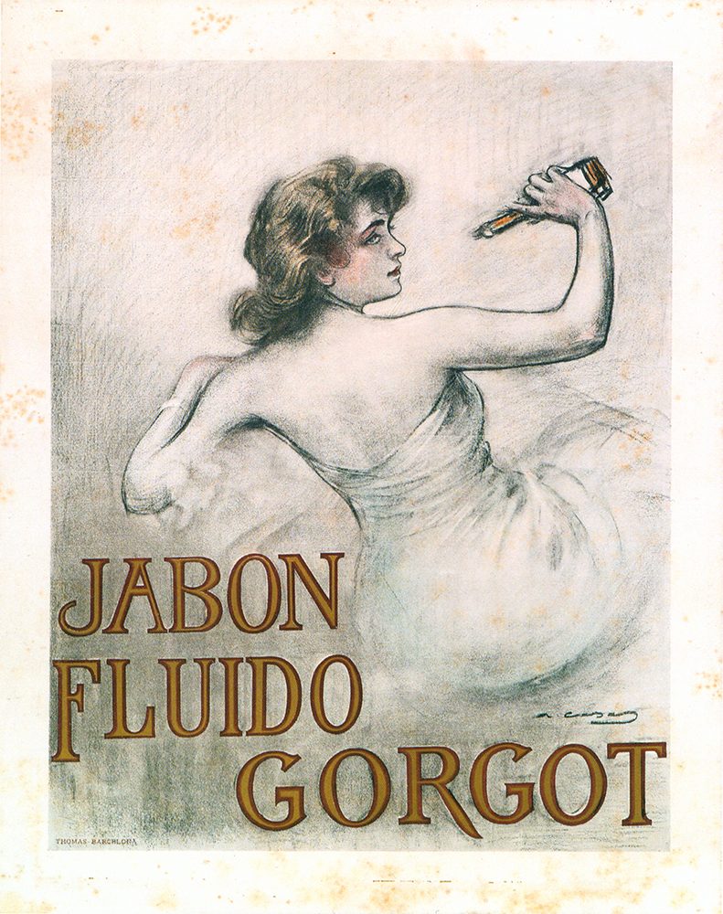 Jabón Fluido Gorgot , Ramon Casas, 1901 (Col·lecció Marc Martí)