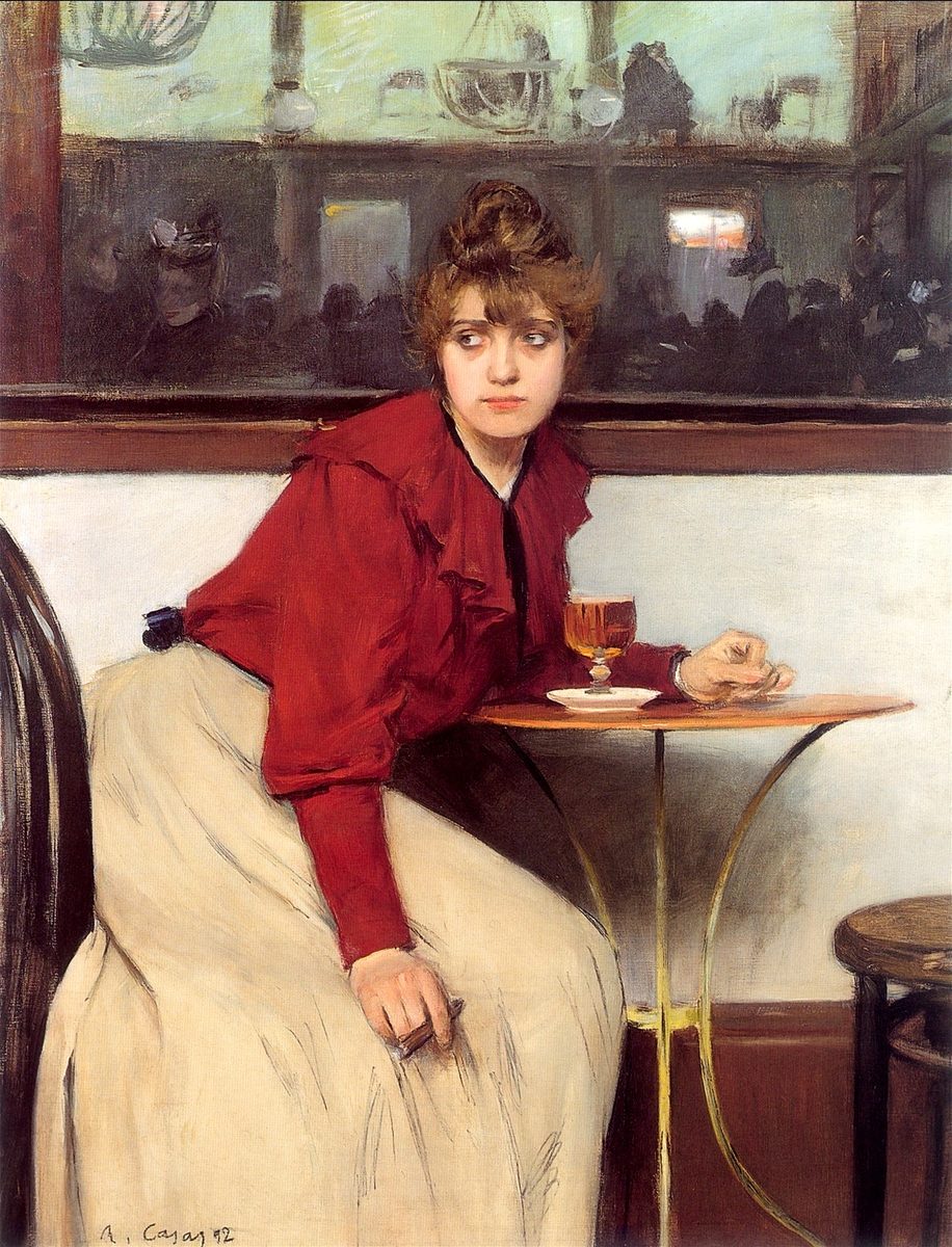 Madeleine (L'absenta), Ramon Casas, 1892 (Museu de Montserrat)