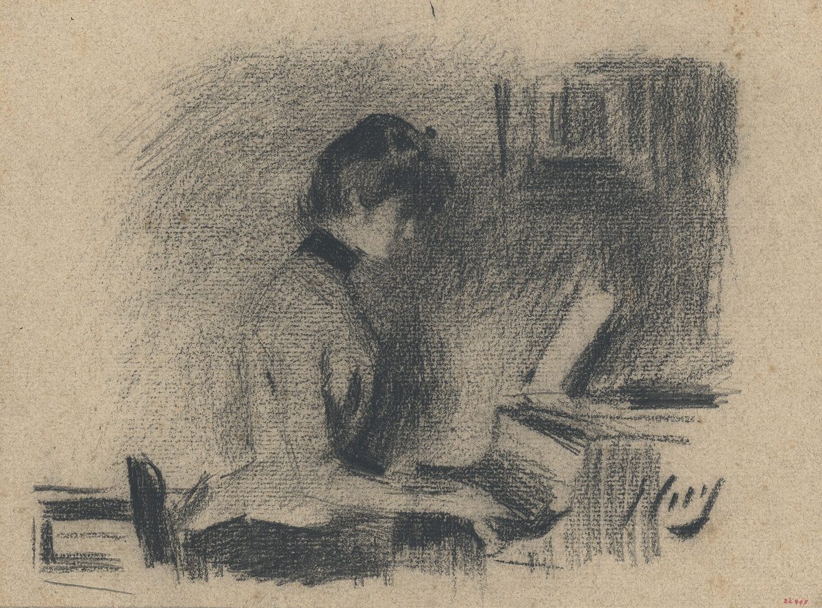Femme au piano , Ramon Casas, 1898 (MNAC)