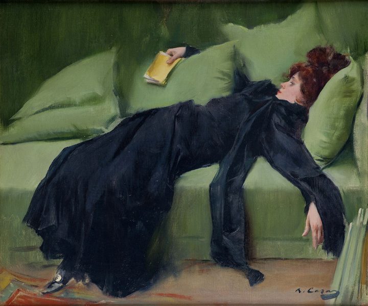 Jove decadent (Després del ball), Ramon Casas, 1899 (Museu de Montserrat)