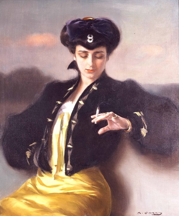 La cigarreta , Ramon Casas, 1907 (Museu de Montserrat)